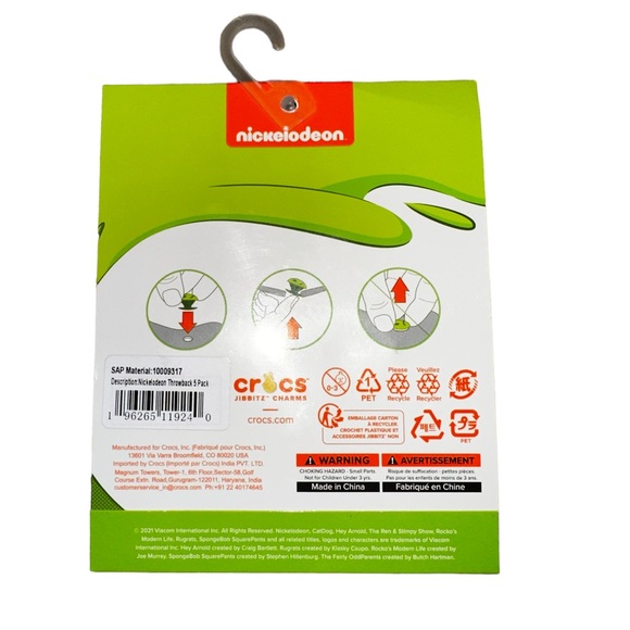 Nickelodeon Jibbitz 5-Pack - Picture 2 of 2